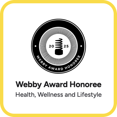Webby Award Honoree 2025, Health, Wellness and Lifestyle