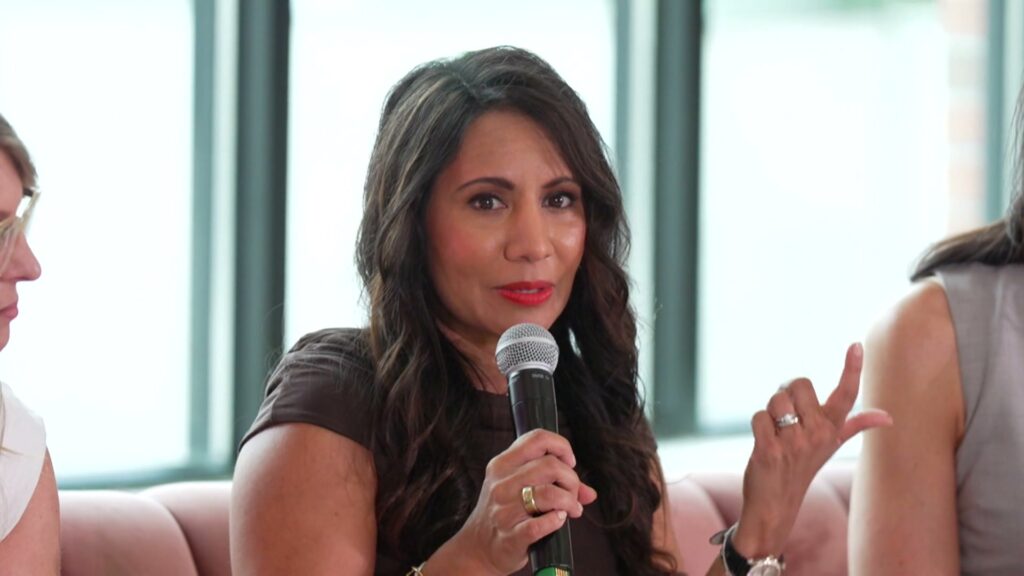 Dr. Taz speaking on a Today Show women's health panel